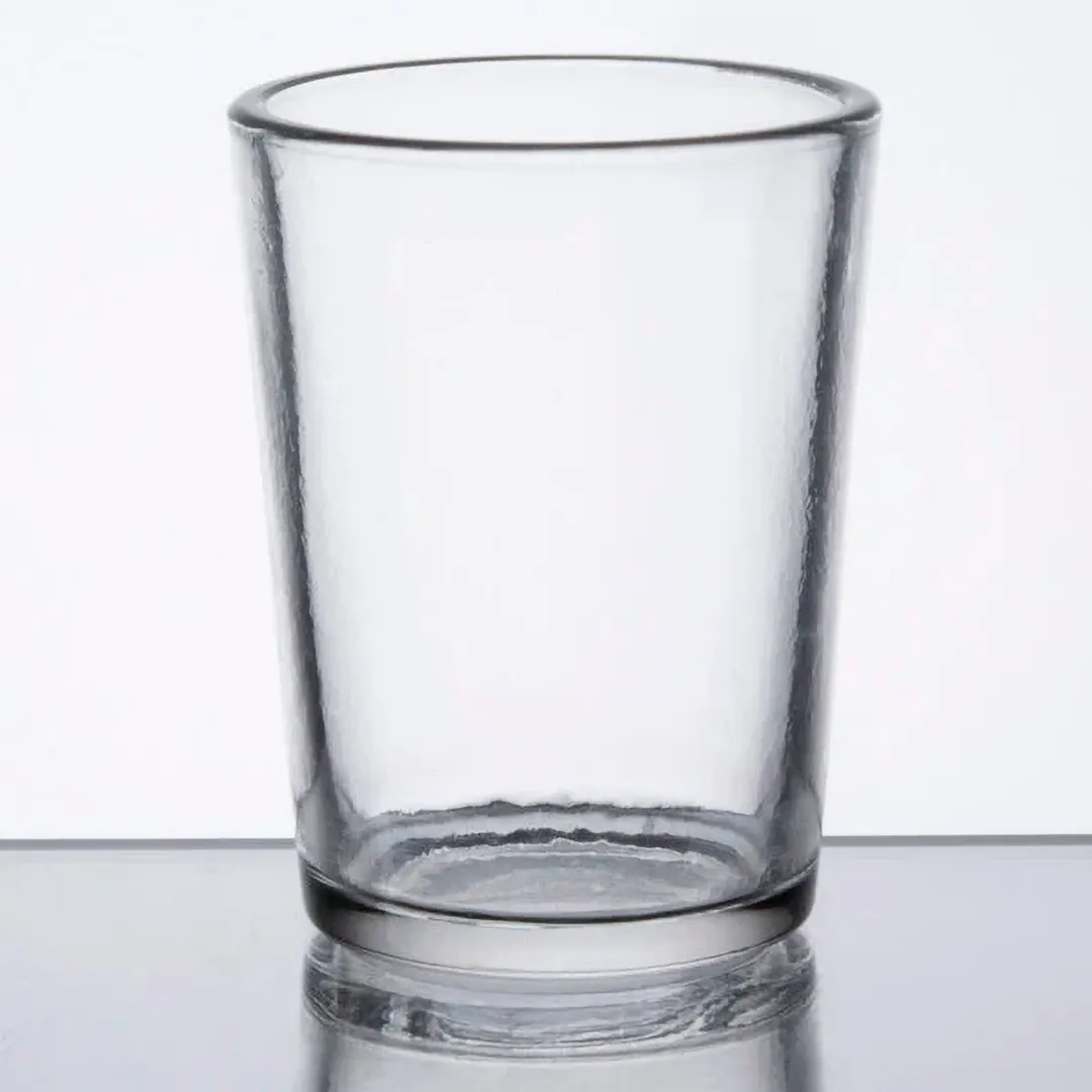 Sterno 80284 Luna Votive Lamp, 3" H x 2-3/8" Dia., Clear Glass, Round, Wax Candles, - 1/Case