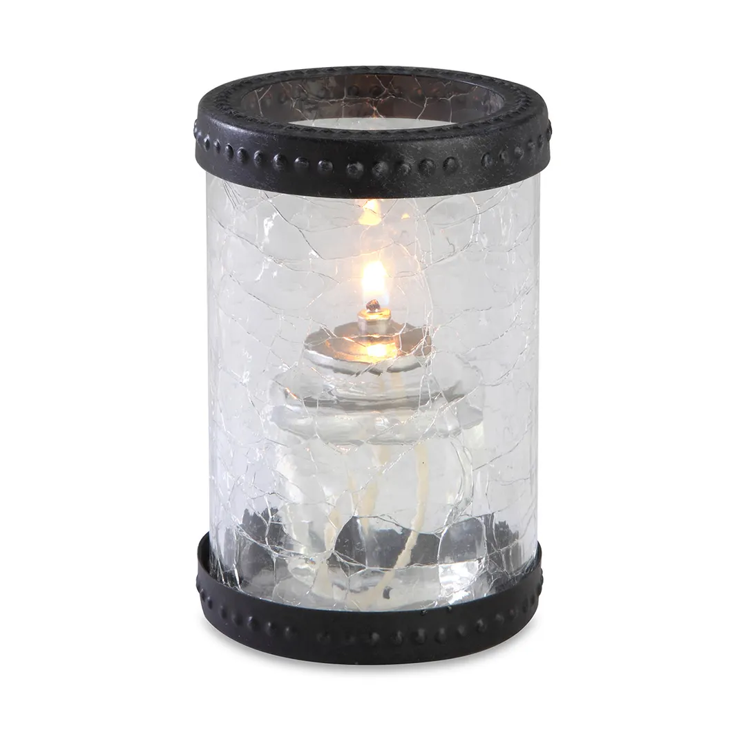 Sterno 80304 Madison Lamp, 5" H x 3 1/8" Dia., Glass, Fits Wax or Flameless Candles - Case