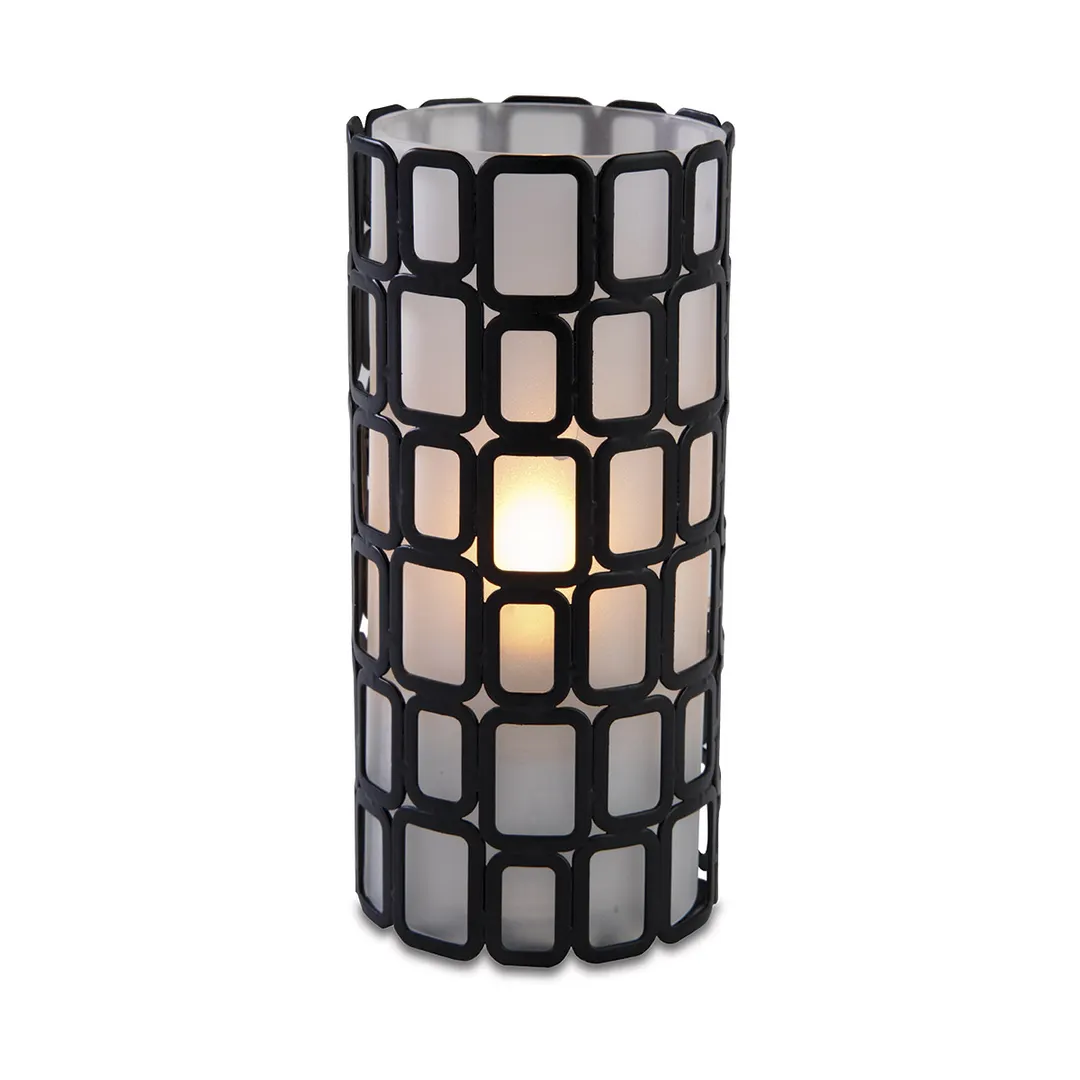 Sterno 80326 Ayer Lamp, 6" H x 2-13/16" Dia, for 36/50 hr Light® Wax or Flameless Candles - 6/Case
