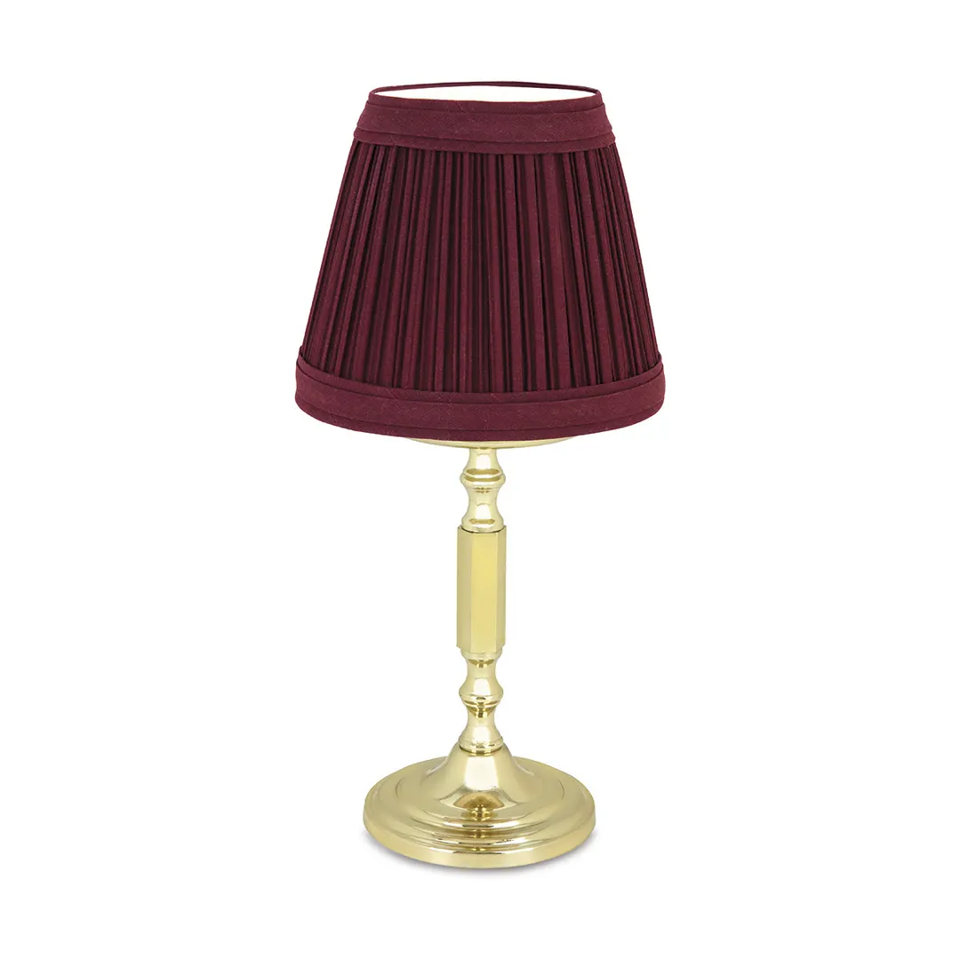 Sterno 80418 - Rue Candle Lamp, 10-1/2" H x 3-11⁄32" Dia., Brass Base, Globe, Liquid Wax, - 6/Case