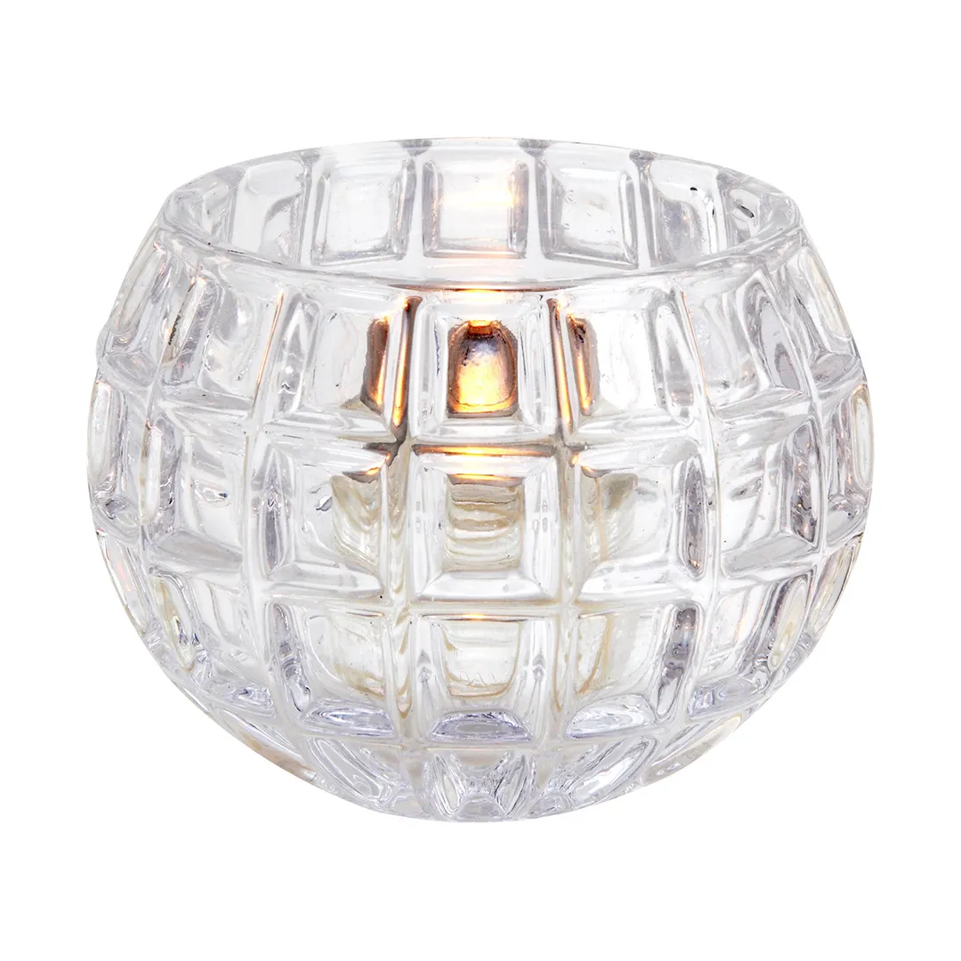 Sterno 80526 Brilliance Candle Lamp, 3¼" Glass Holder, Fits 8-12hr or Flameless Candles - 6/Case