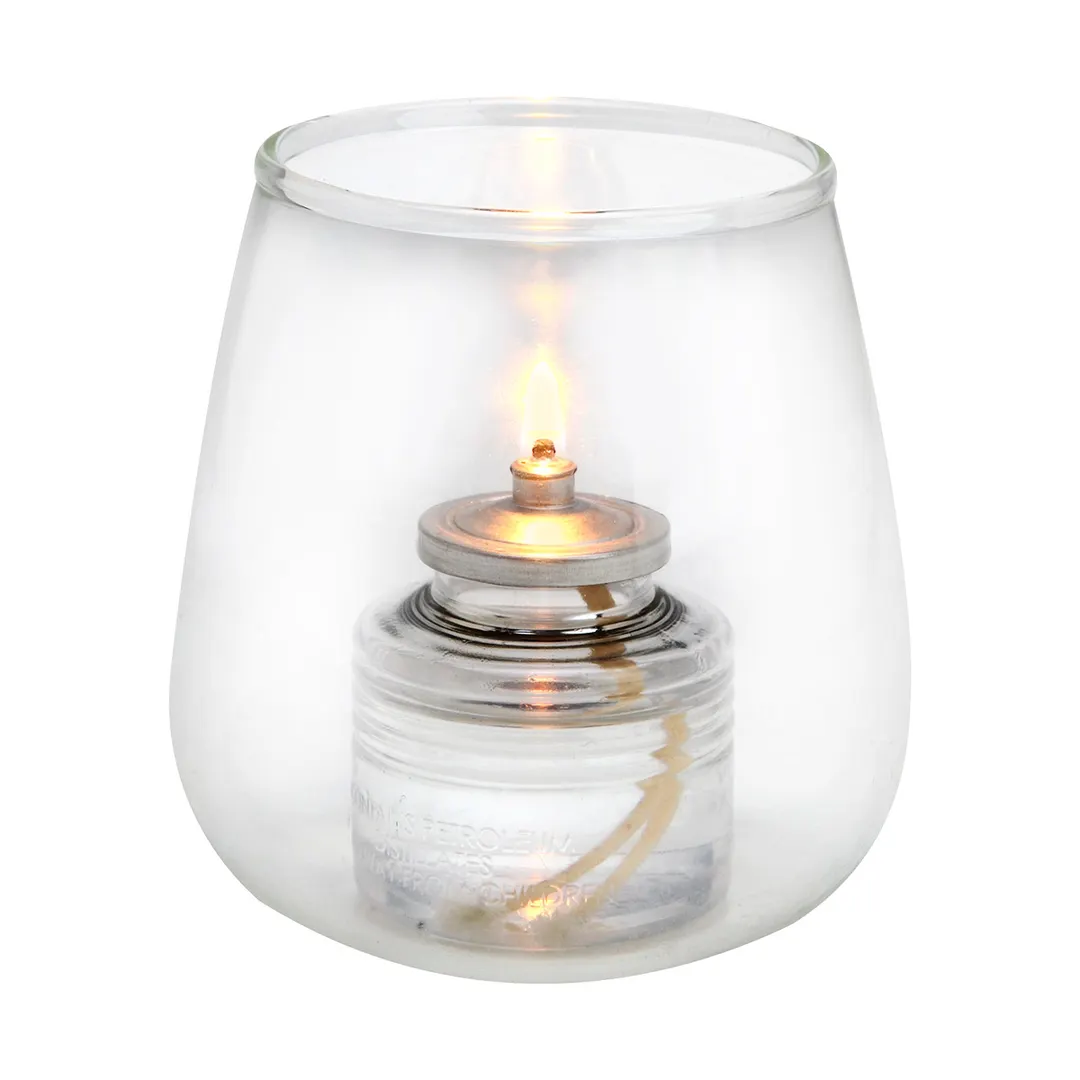 Sterno 80532 - Sonoma Candle Lamp, 4" Height, Wax/Flameless, Fits 8-12hr Light® Candles - 6/Case