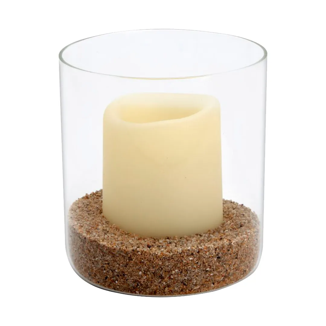 Sterno 80575 Allure No‑Mess Candle Lamp, 3‑4" Plastic Base, Uses 24‑30 hr Light Wax, - 4/Case
