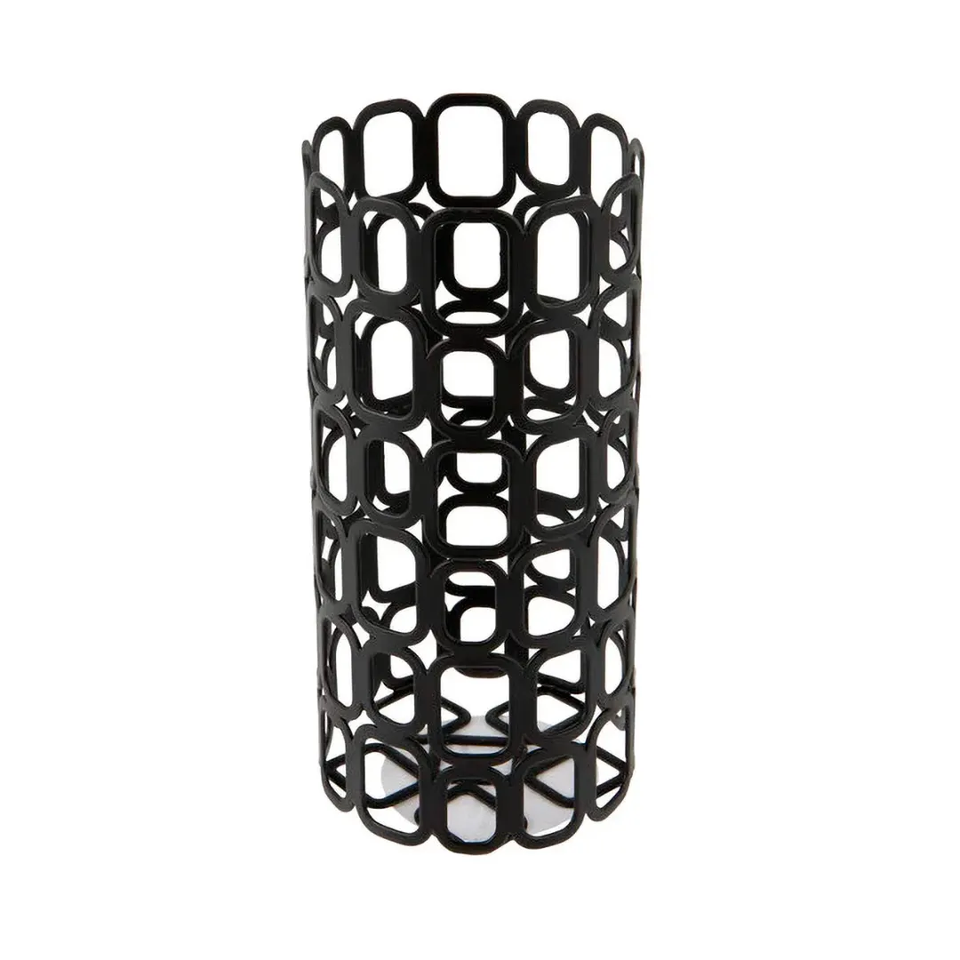 Sterno 85248 Ayer Lamp Base, 6" H x 2-7/8" Dia., Black Wire, Fits 36‑Hour Light® Candles - 6/Case