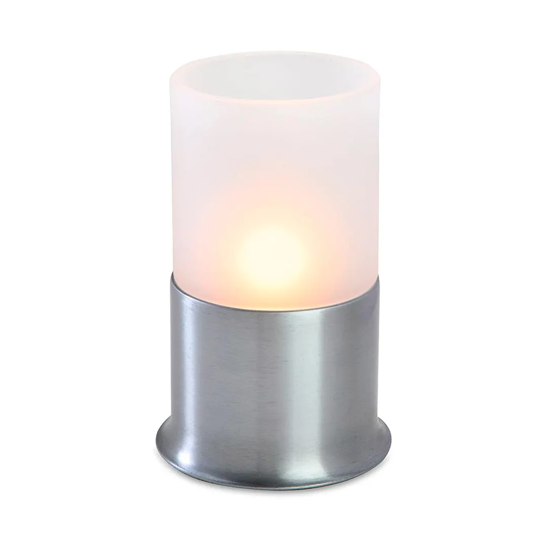 Sterno 85404 Corsa Candle Lamp Globe, 3-3/8" H x 2-31/32" Dia., Smooth Frost Cylinder Glass, - 6/Case