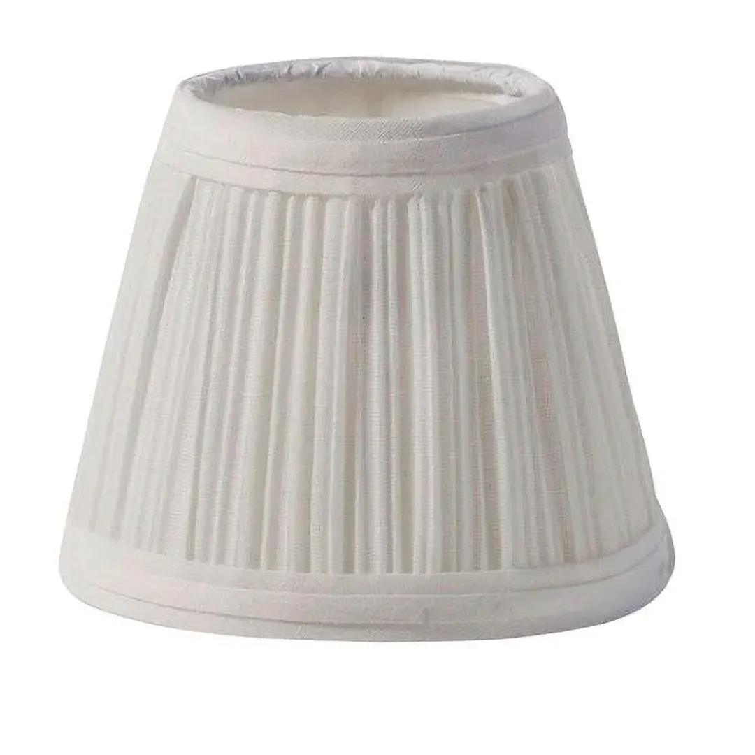 Sterno 85432 Marlow Candle Lamp Shade, 4½" H x 5⅛" Dia., Fabric, Fits Bases 85164-85170 - 6/Case
