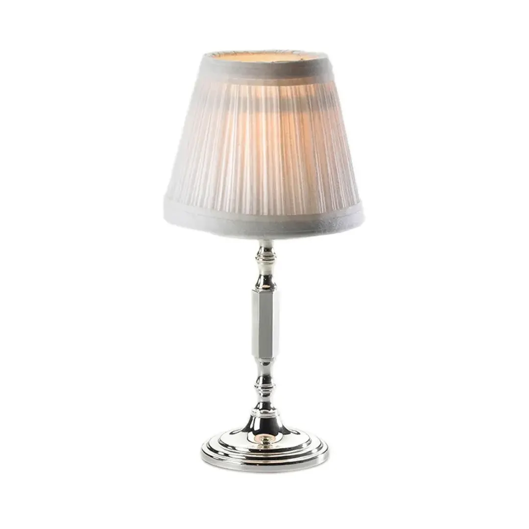Sterno 85432 Marlow Candle Lamp Shade, 4½" H x 5⅛" Dia., Fabric, Fits Bases 85164-85170 - 6/Case