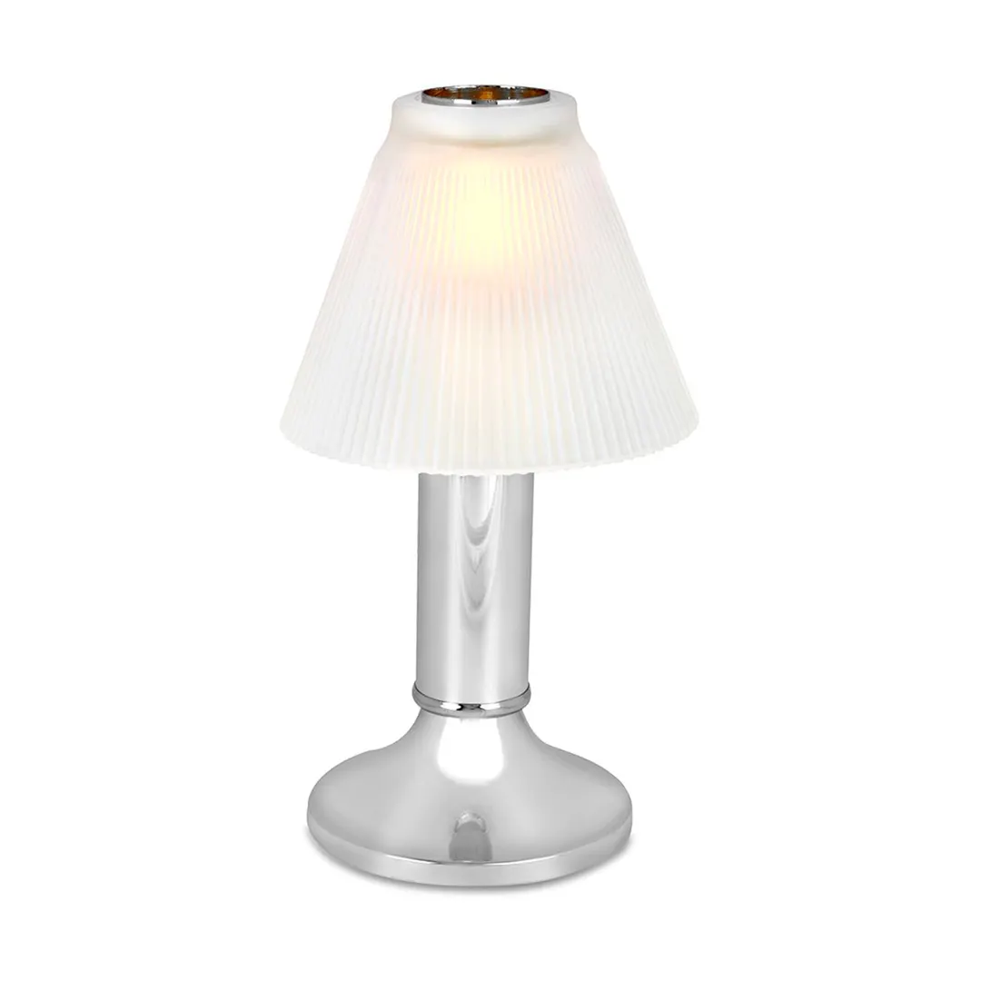 Sterno 85448 Candle Lamp Shade - Frost Glass, 4" H x 5-3/8" Dia., Fits Bases 85198 & 85200 - 6/Case