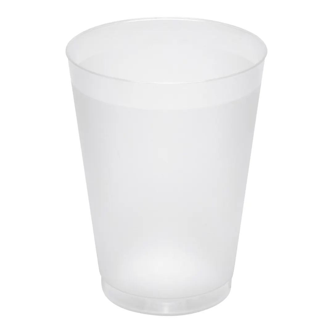 GET ECCUP16 Eco‑Takeout Tumbler, 16 oz (473 ml) Frosted PP, 3.54" Top × 2.4" Bottom - 1/Case