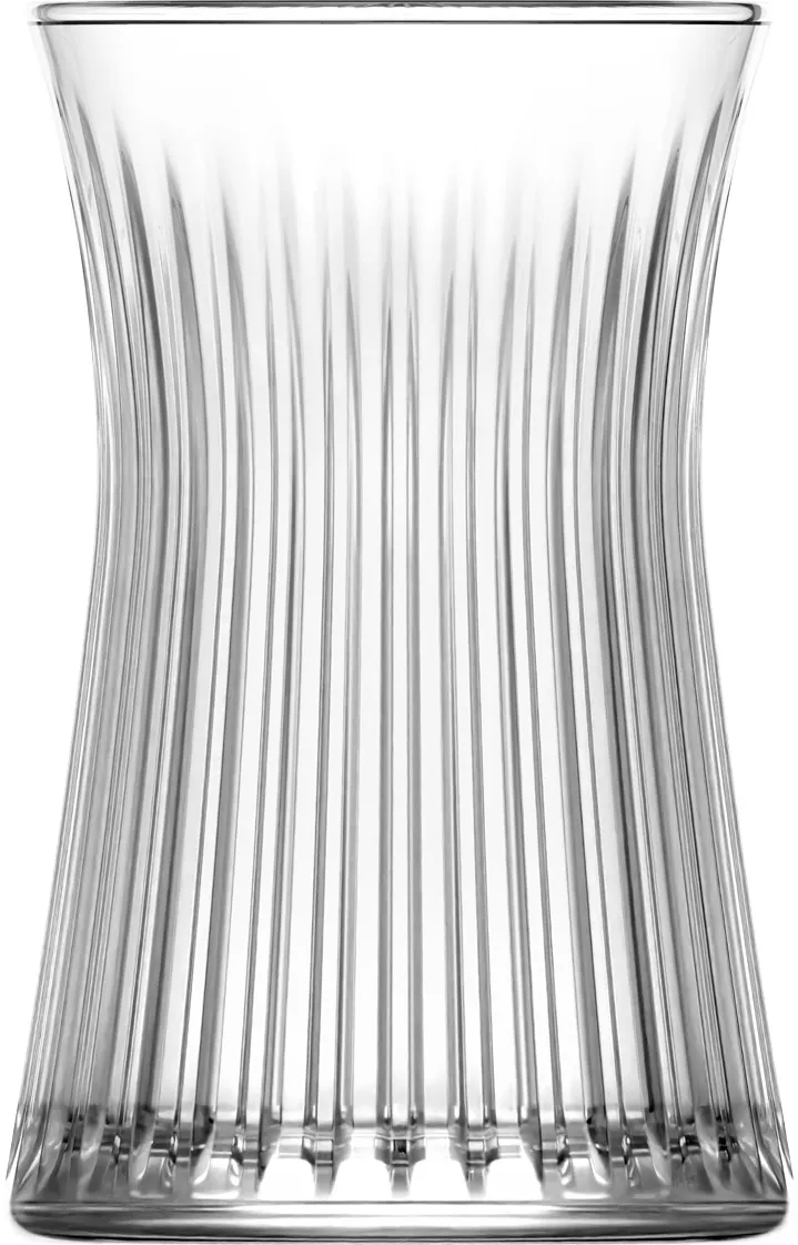 LAV HORECA IST316 Istanbul Tea Glass, 5.38 oz, Height 3¾", Rim Ø2¼", Soda Lime Glass - 24/Case