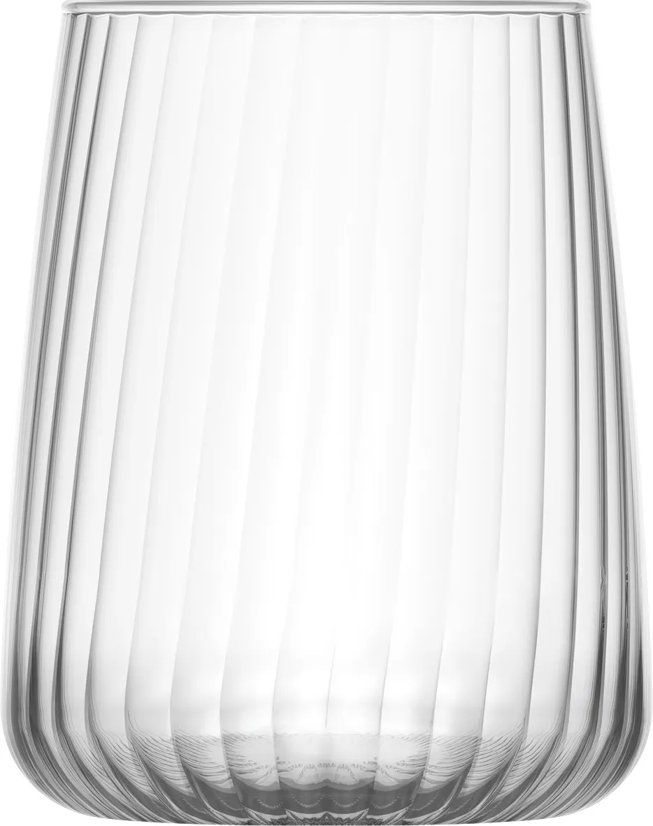 LAV HORECA MDA336 Modena Stemless Wine Glass, 12.25 oz, 4" Height, 2½" Rim, Finish - 12/Case