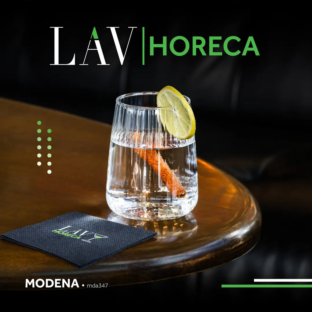 LAV HORECA MDA347 - Modena Wine Glass, 16 oz, 4¼" H x 2¾" Rim x 2¼" Base, Soda Lime Glass - 12/Case