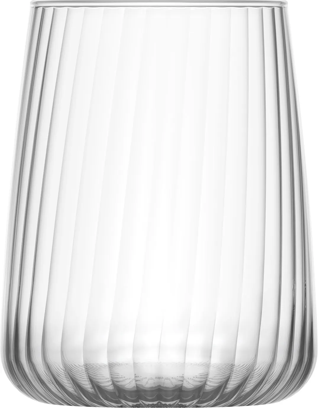 LAV HORECA MDA359 - Modena Stemless Wine Glass, 20‑24 oz, 4½" H, 3" R⌀, Soda Lime Glass - 12/Case