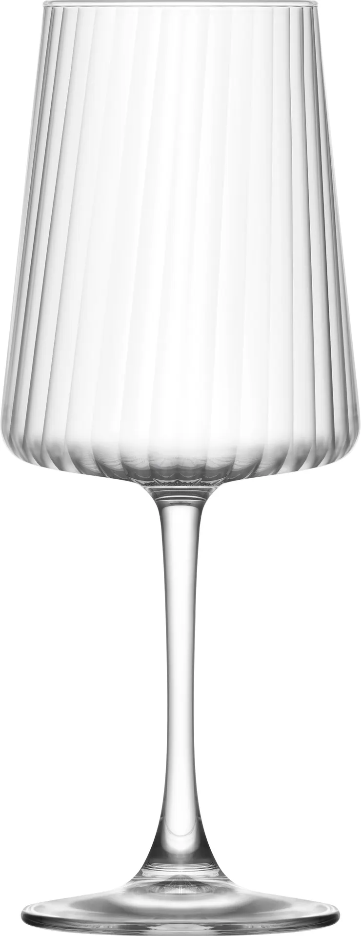 LAV HORECA MDA647 - Modena Stemmed Wine Glass, 16 oz, 9" H, Soda Lime Glass, Fine Rim - 6/Case