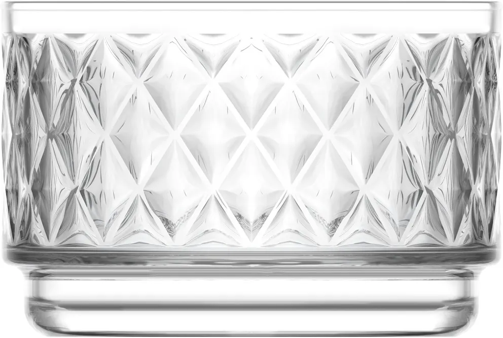 LAV HORECA RNN325 Ravenna Soft Drink Glass, 8 oz (2" H × 3¼" R), Fine Rim, Stackable, Glass - 12/Case