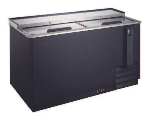 Kool‑It Infinity KIN50BC‑HC Bottle Cooler – Black Coated Steel Exterior, Stainless Steel Interior, R290
