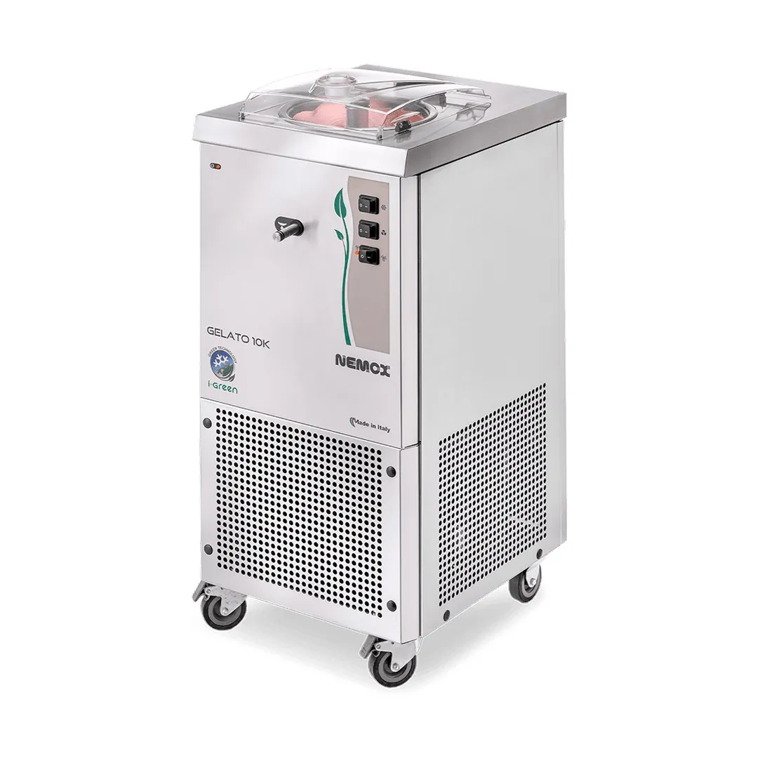 Eurodib GELATO10KAUTO Nemox Ice Cream Display Freezer, 24 lb/hr, 950 W 120V, Steel Casters, R290