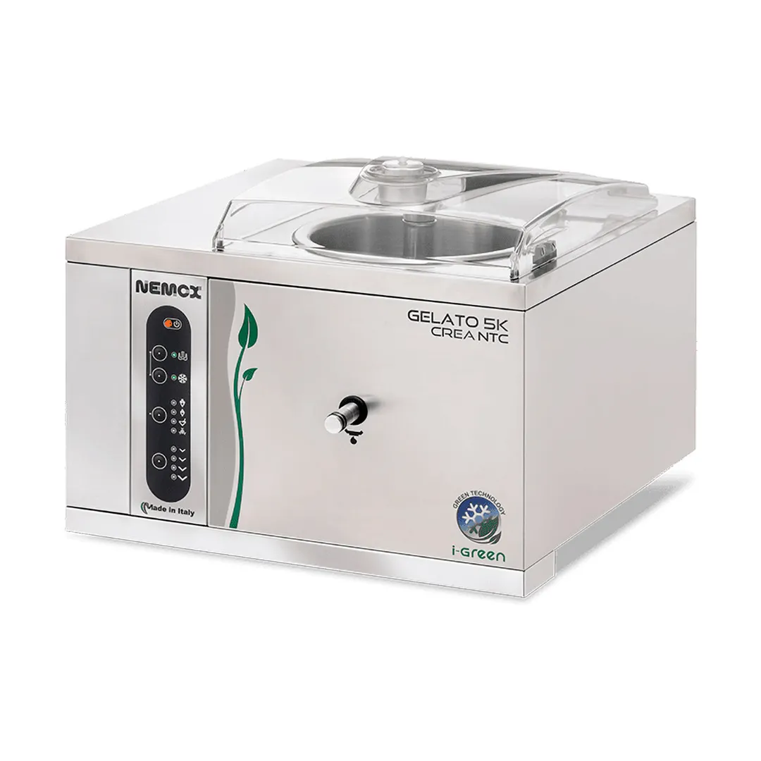 Eurodib GELATO5KCREA Nemox Countertop Gelato Freezer, 5 kg/hr, 500 W 120 V, Stainless Steel, Casters