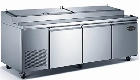 SABA SPP-91-12 Pizza Prep Table Refrigerated Counter