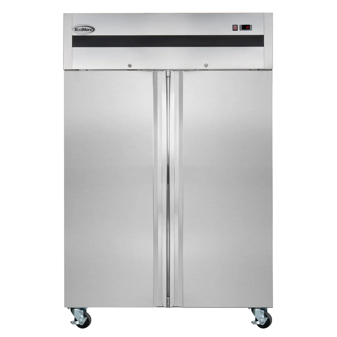 Koolmore KM-RIR-2D-SS-TM Reach-In Refrigerator