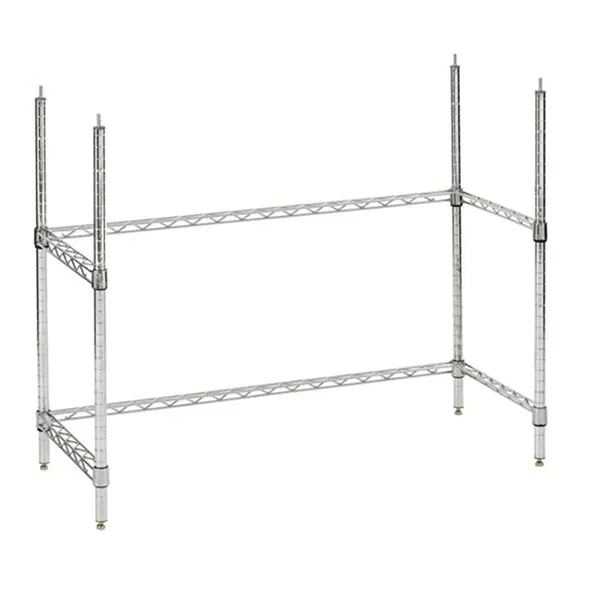 Metro HS-1842LEGKIT-3F - 3-Sided Chrome-Plated Leg Kit for Metro2Go Hot Stations, Sold Per Karat