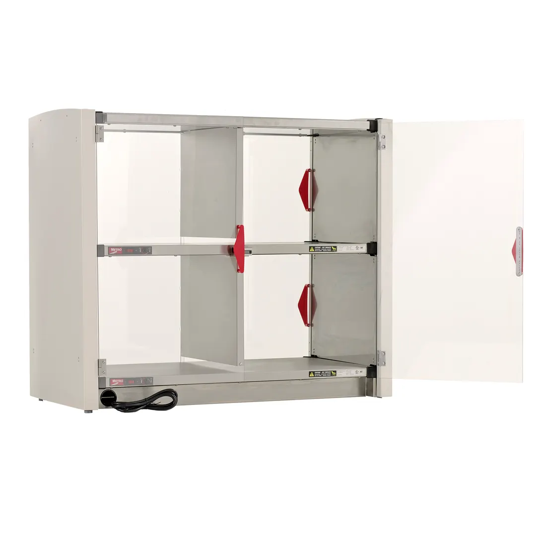Metro HS-REARDOORS Rear Hinged Polycarbonate Doors for Metro2Go Hot Stations, Pair, Heavy-Duty