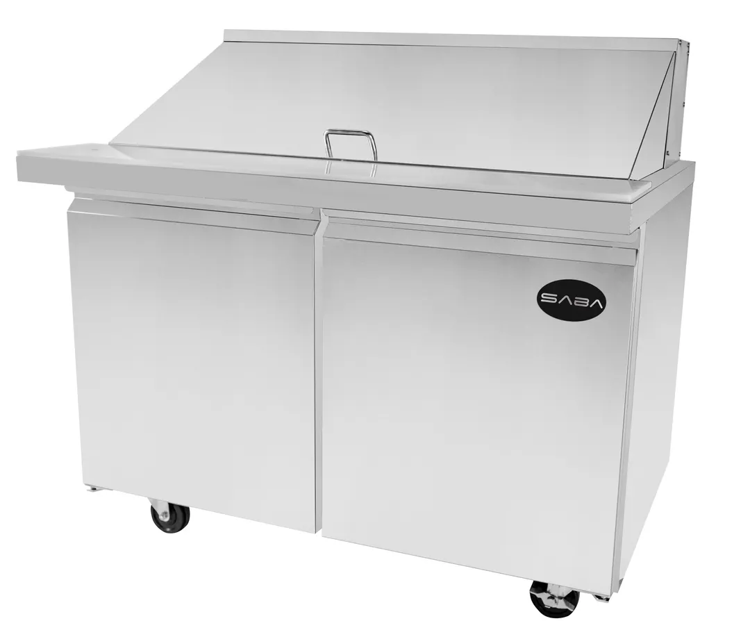SABA SPS-48-18M Mega Top Sandwich / Salad Unit Refrigerated Counter