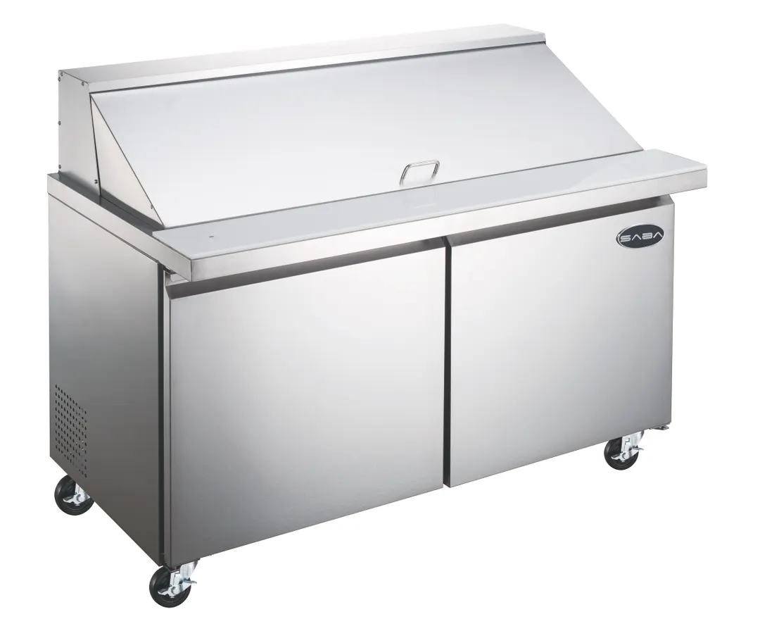 SABA SPS-48-18M Mega Top Sandwich / Salad Unit Refrigerated Counter