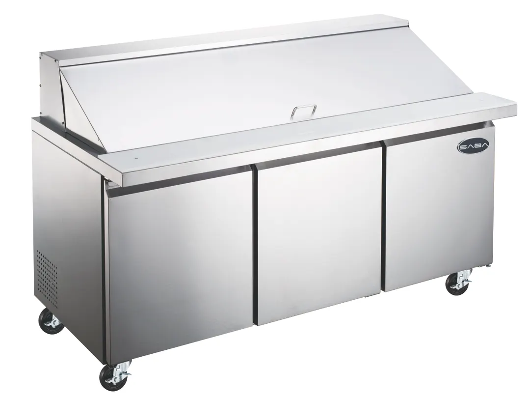 SABA SPS-72-30M Mega Top Sandwich / Salad Unit Refrigerated Counter
