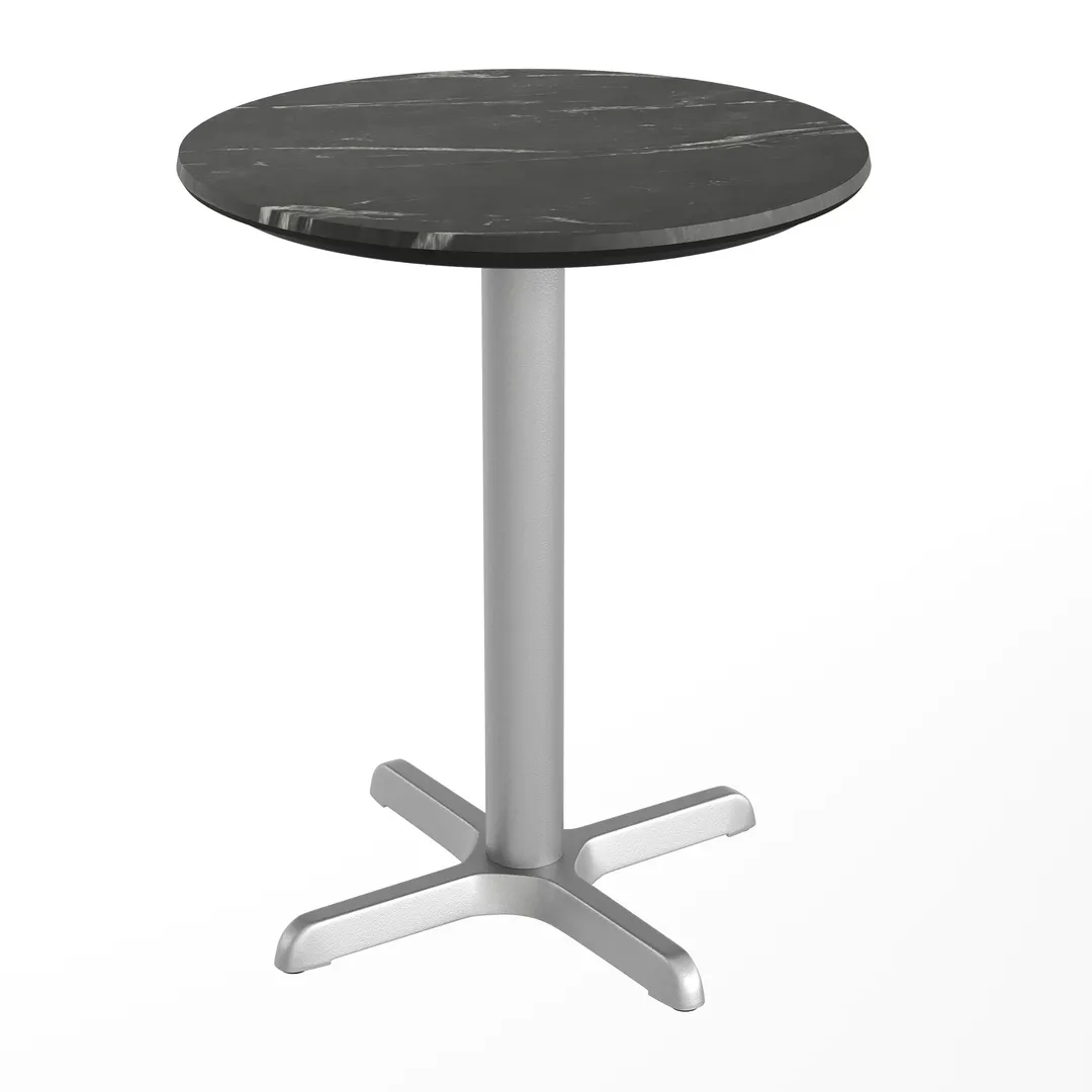 Flash Furniture ST-RD24-BKMAR-T2222S-GG Outdoor Table