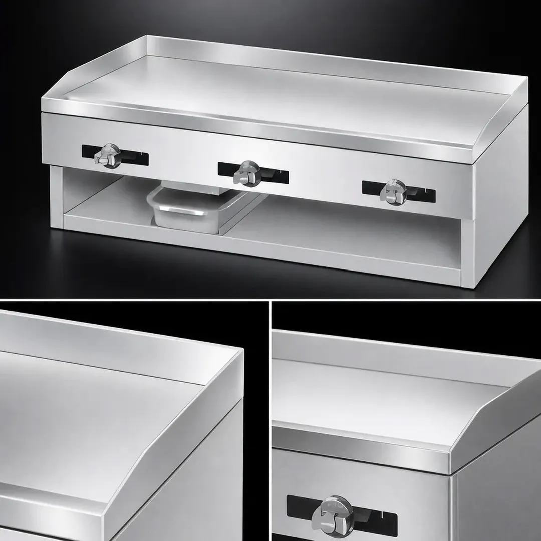 Comstock-Castle 1030 30" Countertop Gas Griddle with Manual Controls, 1/2" Steel Plate, 36.000 BTU