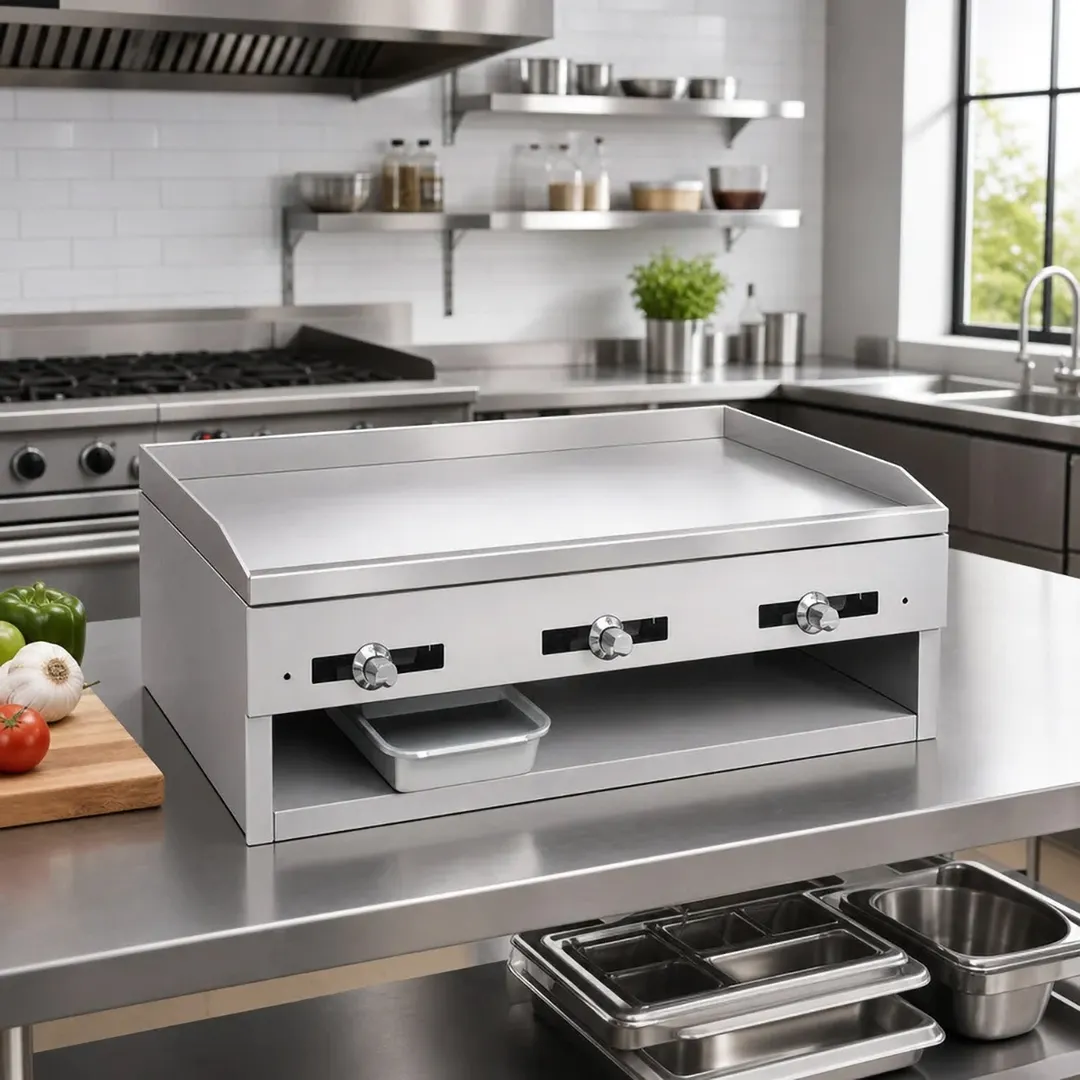 Comstock-Castle 1040 40" Countertop Gas Griddle with Manual Controls, 1/2" Steel Plate, 48.000 BTU