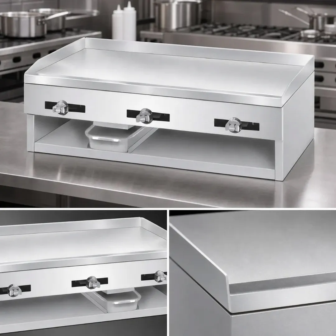Comstock-Castle 1048 48" Countertop Gas Griddle with Manual Controls, 1/2" Steel Plate, 48.000 BTU
