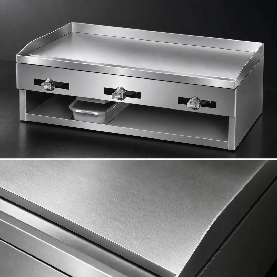 Comstock-Castle 10T30 30" Countertop Gas Griddle with Thermostat / Solid State Controls, 36.000 BTU