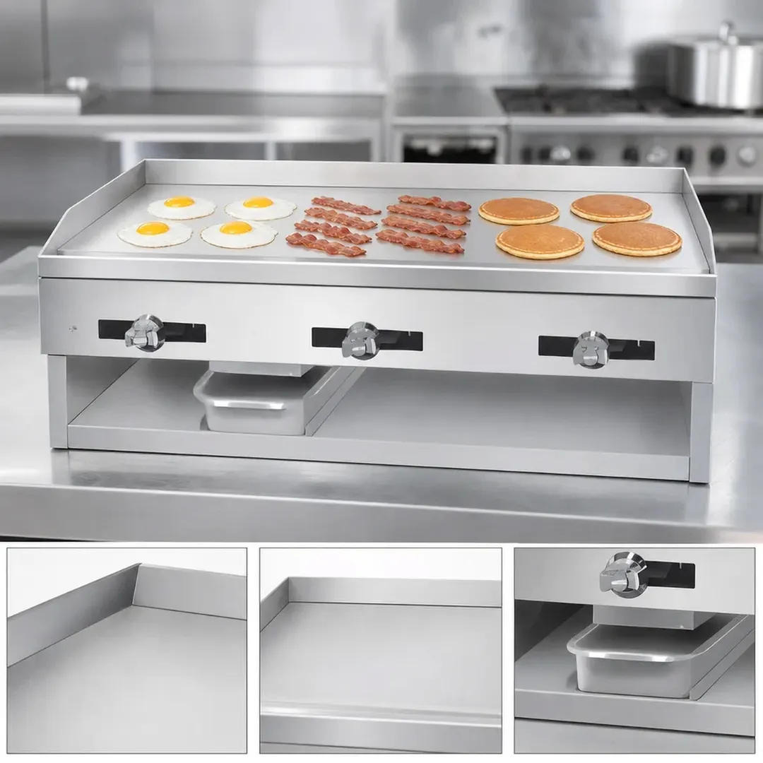 Comstock-Castle 10T40 40" Countertop Gas Griddle with Thermostat / Solid State Controls, 48.000 BTU