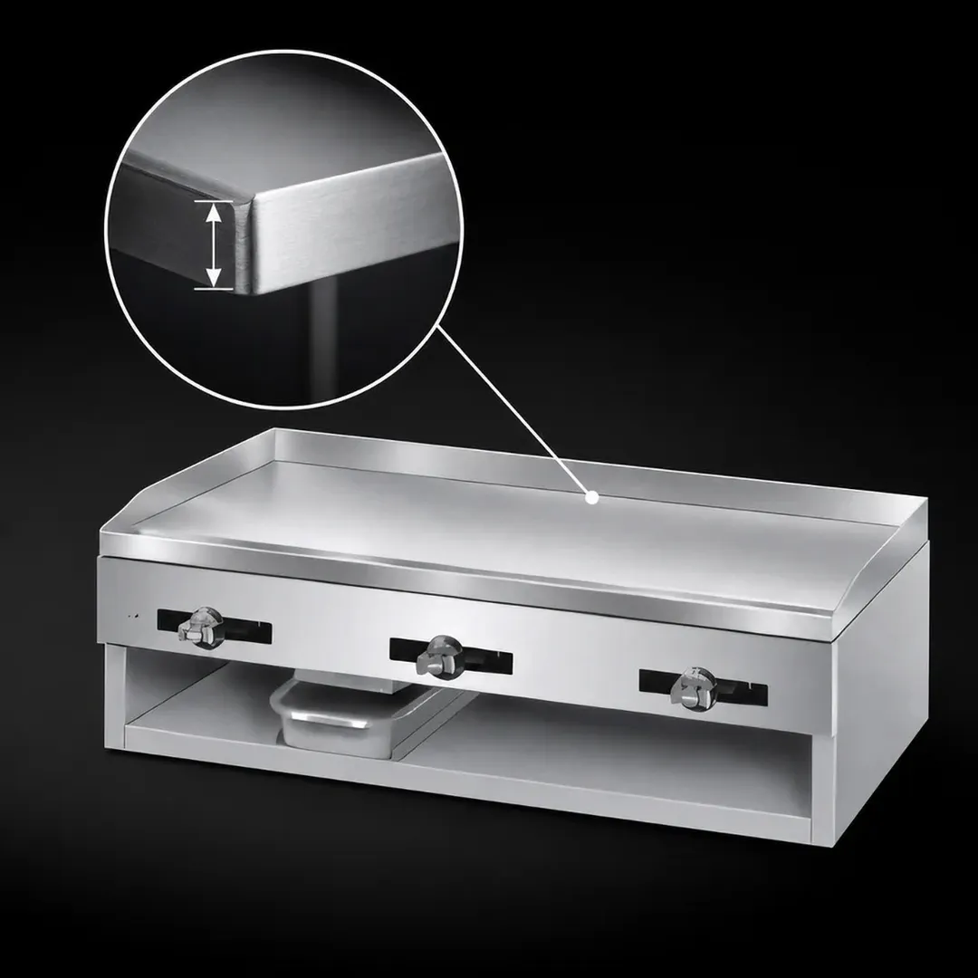 Comstock-Castle 10T40 40" Countertop Gas Griddle with Thermostat / Solid State Controls, 48.000 BTU