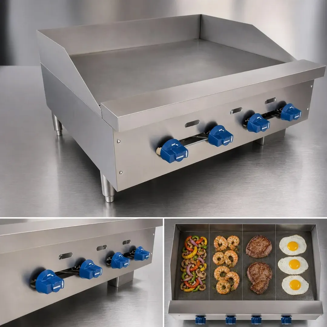 Comstock-Castle 3230MG 30" Countertop Gas Griddle with Manual Controls, 1" Steel Plate, 72.000 BTU