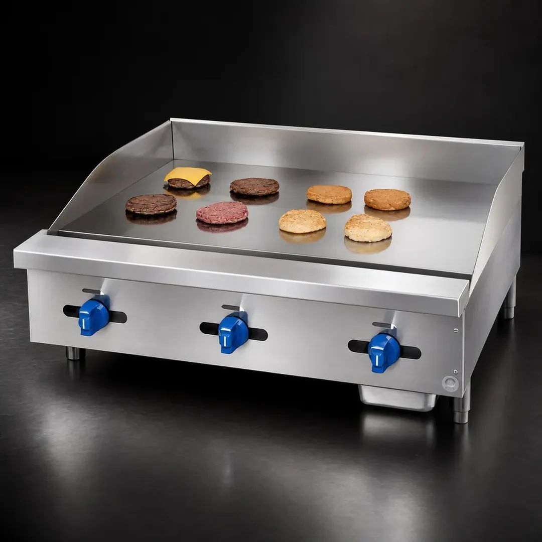 Comstock-Castle 3248MG 48" Countertop Gas Griddle with Manual Controls, 1" Steel Plate, 100.000 BTU