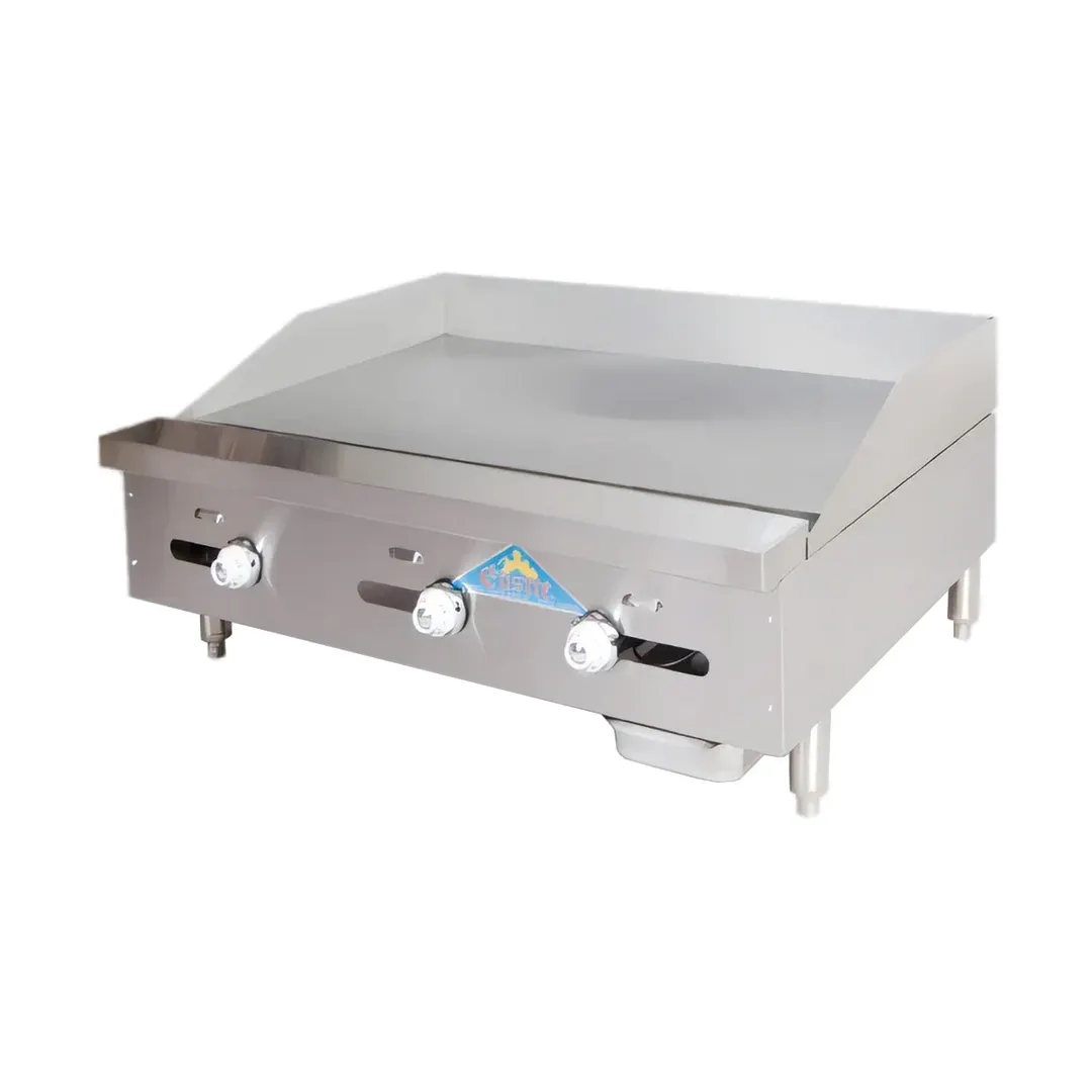 Comstock-Castle 3260TG 60" Countertop Gas Griddle with Thermostat / Solid State Controls, 125.000 BTU