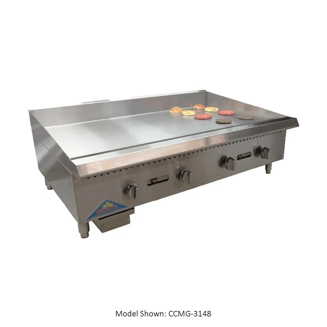 Comstock-Castle CCMG3124-1 24" Countertop Gas Griddle with Manual Controls, 60.000 BTU