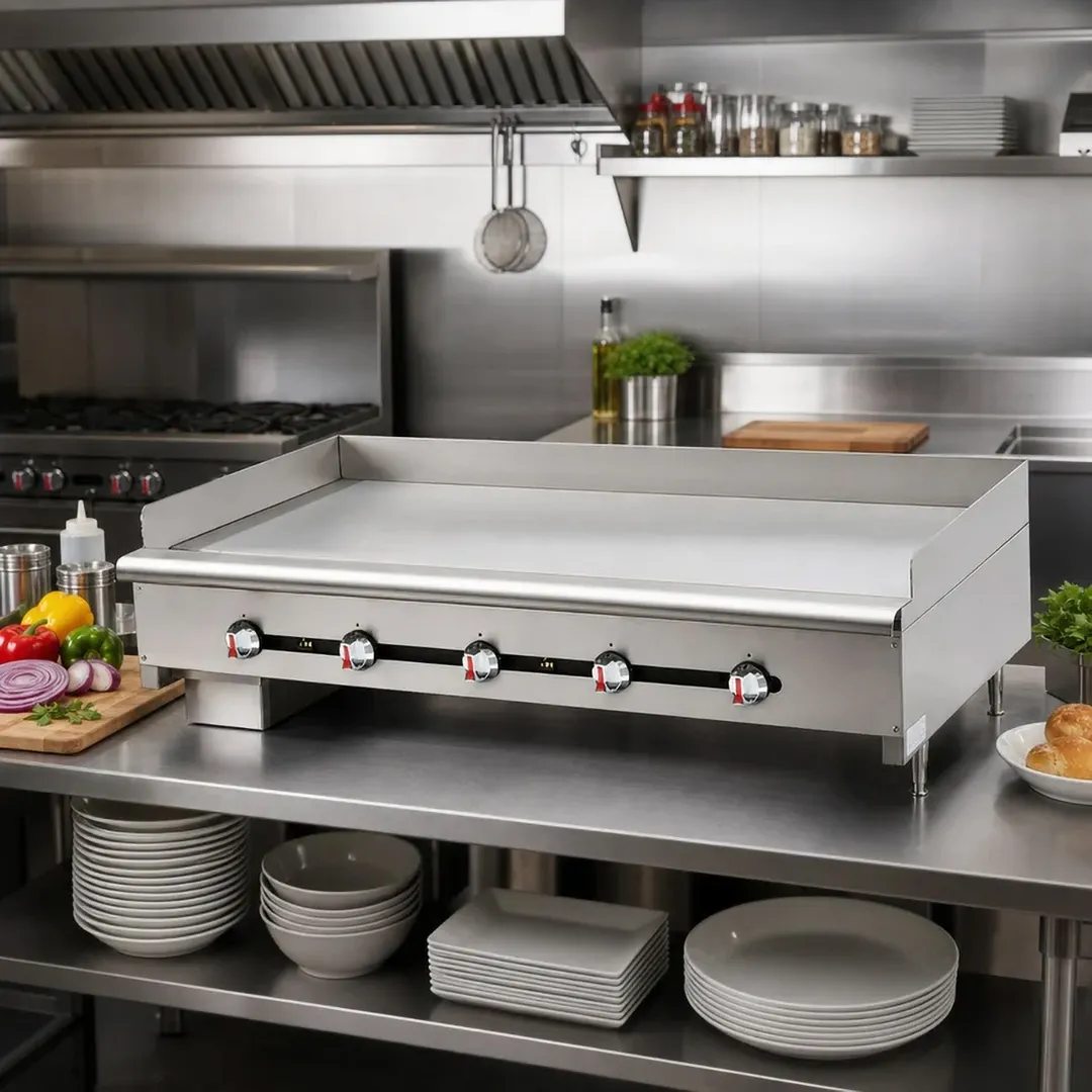 Comstock-Castle CCMG3160-1 60" Countertop Gas Griddle with Manual Controls, 150.000 BTU
