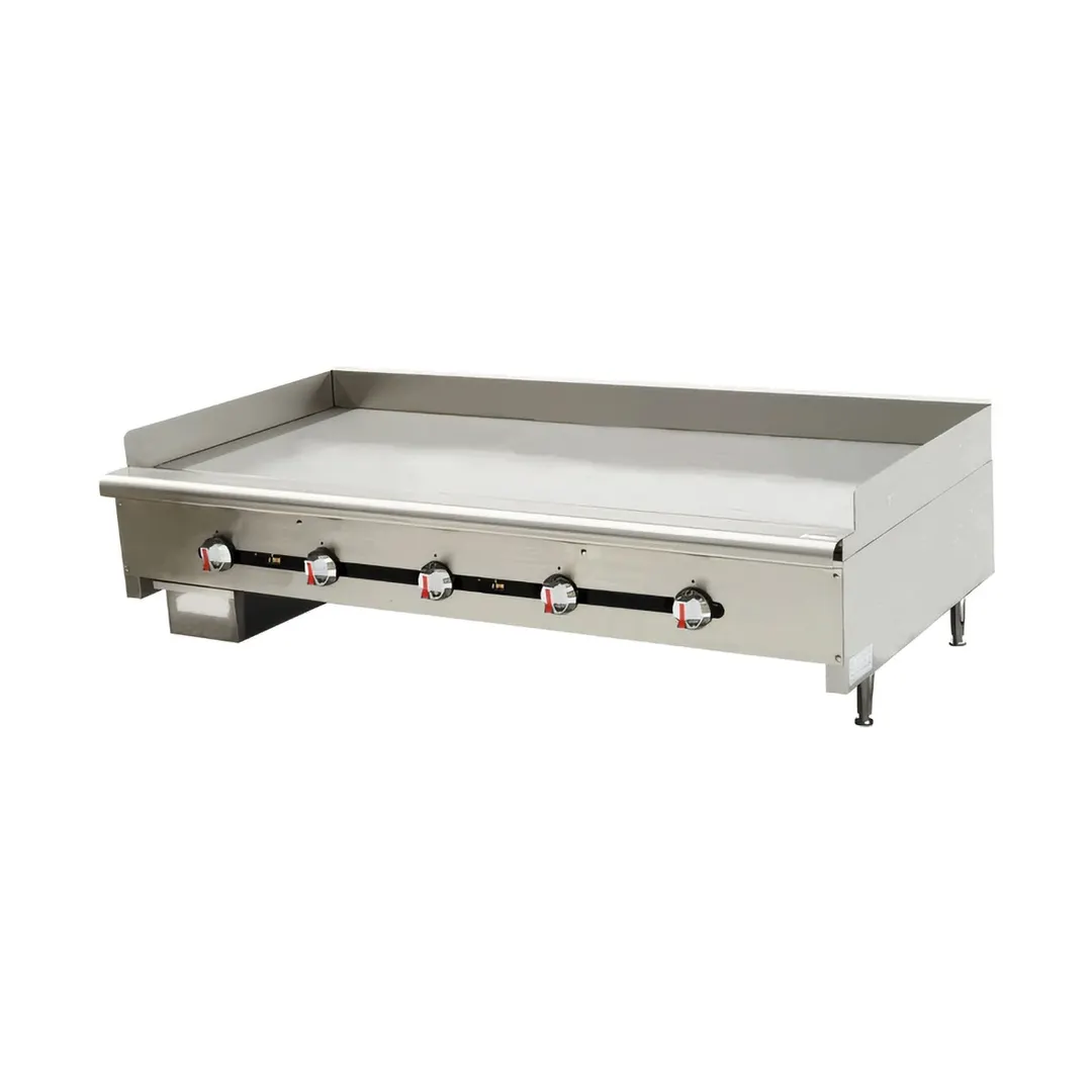 Comstock-Castle CCTG3124-1 24" Countertop Gas Griddle - Thermostat/Solid State Controls, 60.000 BTU