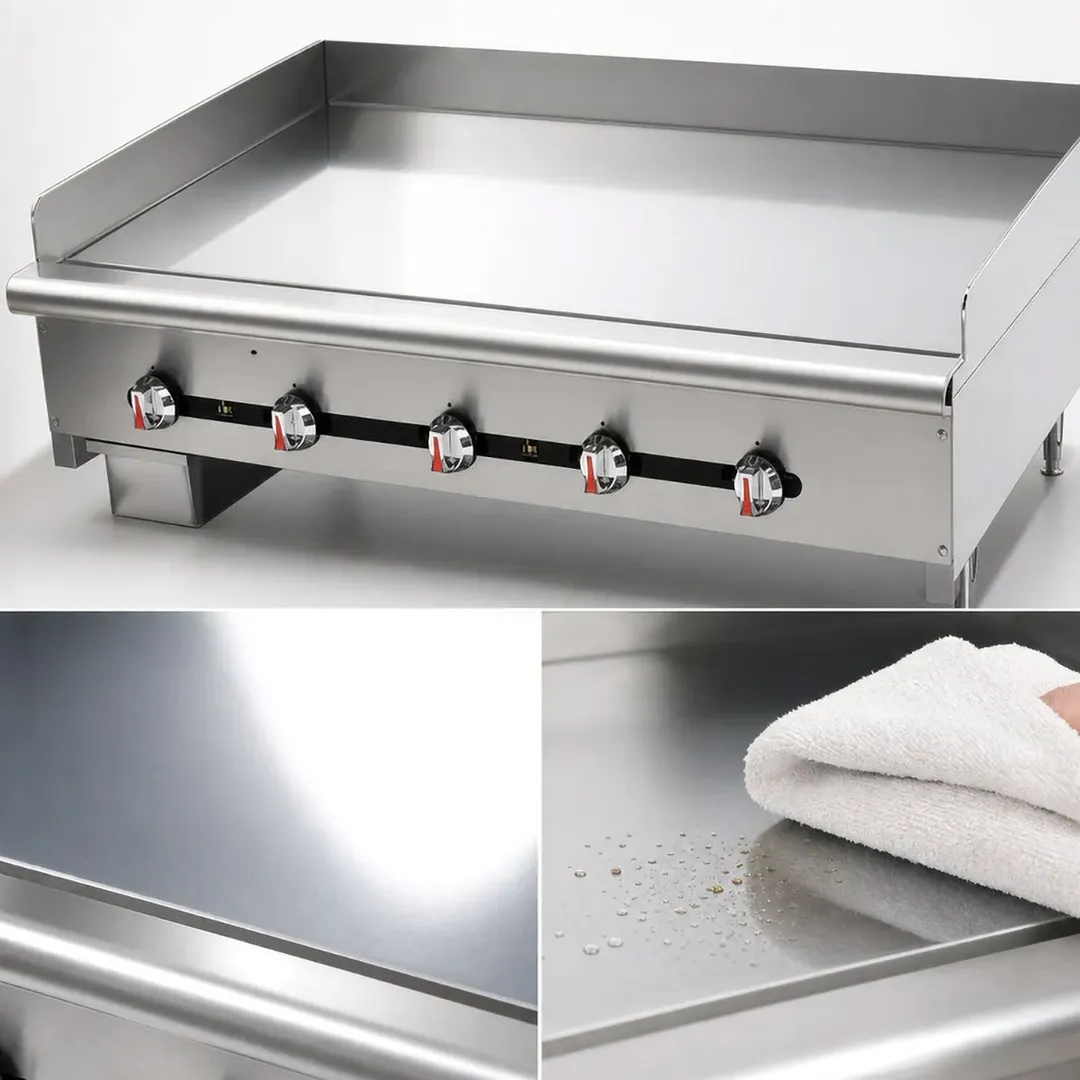 Comstock-Castle CCTG3124-1-C Countertop Gas Griddle - Thermostat/Solid State Controls, Carbon Steel