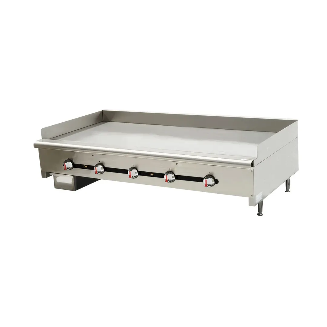 Comstock-Castle CCTG3160-1-C 60" Countertop Gas Griddle with Thermostat/Solid Controls, Carbon Steel