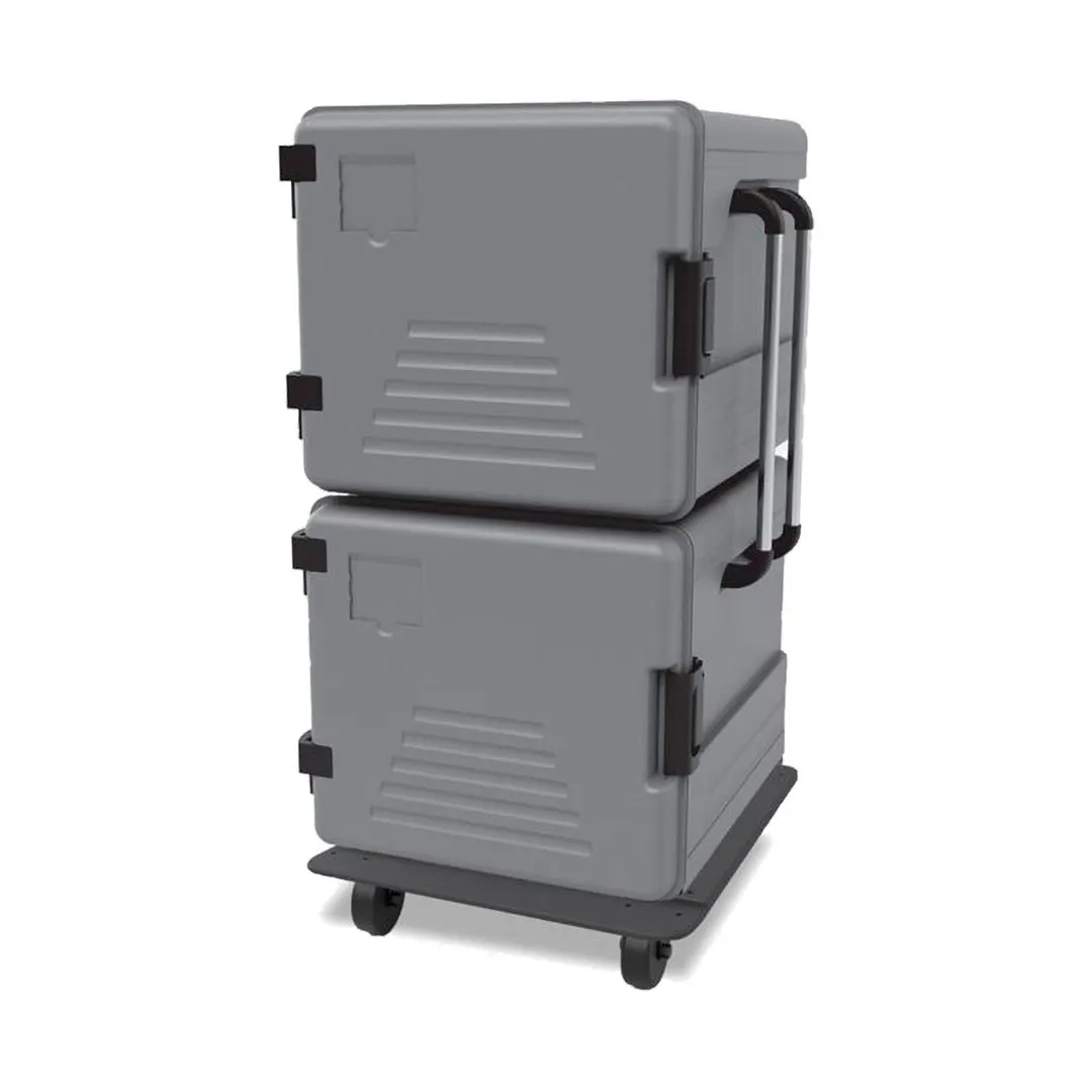 EMPERO EMP.BOX-600+600-K-USA Double Thermobox 600+600 Insulated Plastic Food Carrier