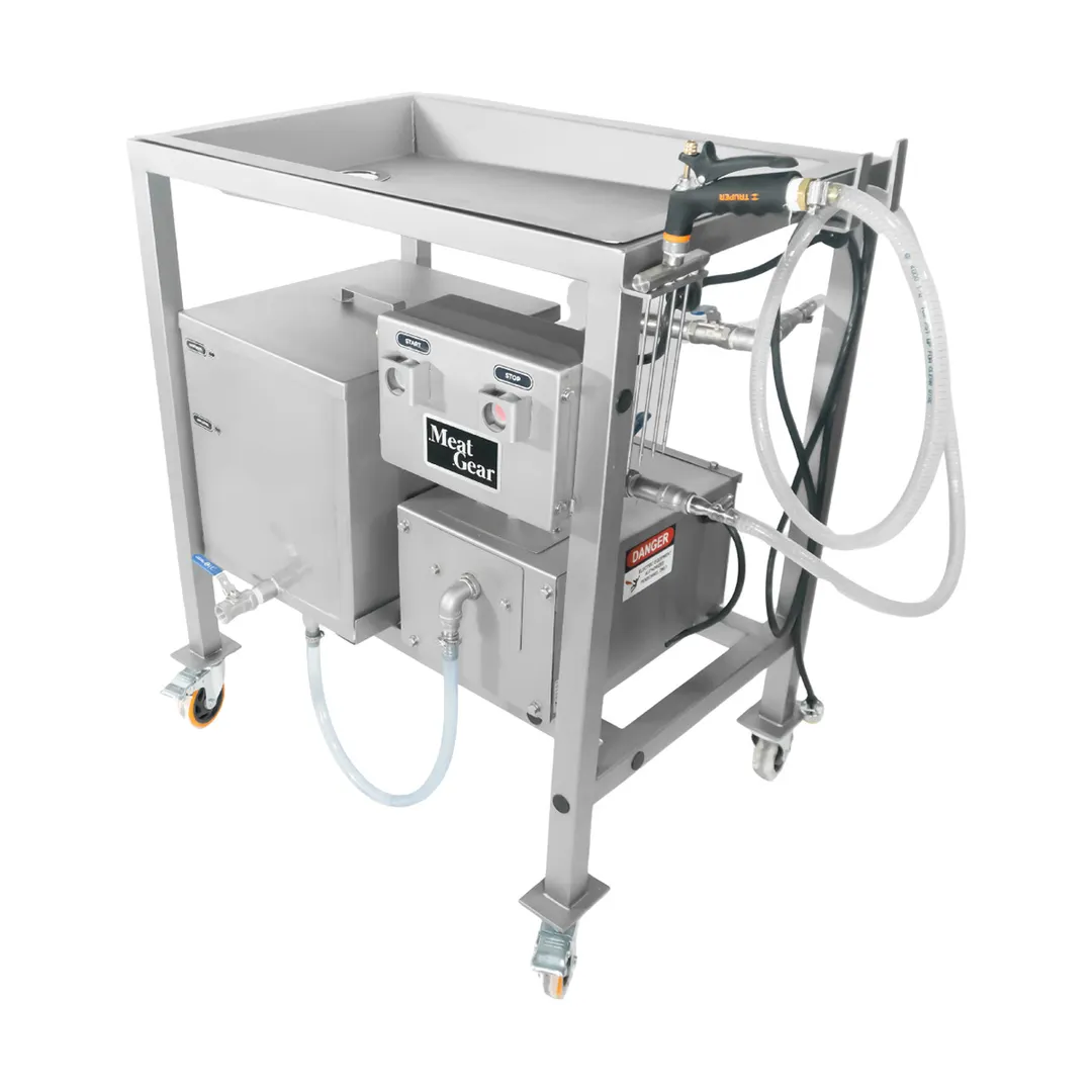 Concasse MGBS60 Brine Injector, 60L Tank, Multi-Needle Gun, Stainless Steel, 1.5HP 120V