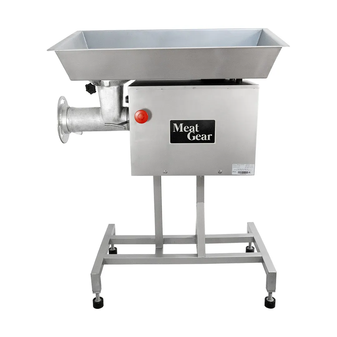 Concasse MO32AI-PE Electric Meat Grinder – 32‑Hub, 3300 lb/hr, 5 HP/3‑Ph, Fixed Safety Guard, Stainless Steel Tray