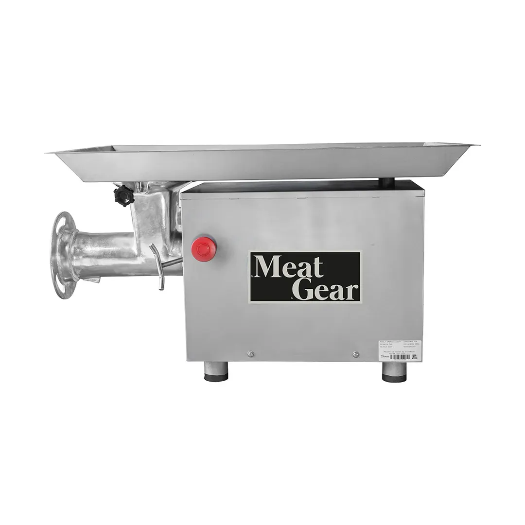 Concasse MO32AI Electric Meat Grinder – 3300 lb/hr Capacity, #32 Hub, Stainless Steel Headstock & Tray, Safety Guard