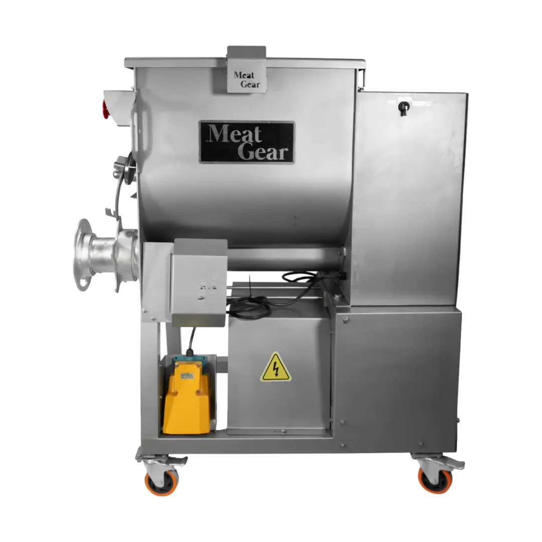 Concasse MOM32AC 32‑Gear Meat Grinder – 50‑55 lb/hr, 130 lb Hopper, Cast‑Iron, Pedal‑Operated, BNIR32 Knife, 7.5 HP/3‑Ph