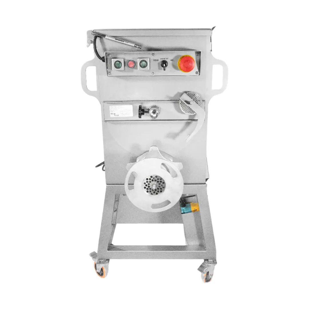 Concasse MOM32AC 32‑Gear Meat Grinder – 50‑55 lb/hr, 130 lb Hopper, Cast‑Iron, Pedal‑Operated, BNIR32 Knife, 7.5 HP/3‑Ph